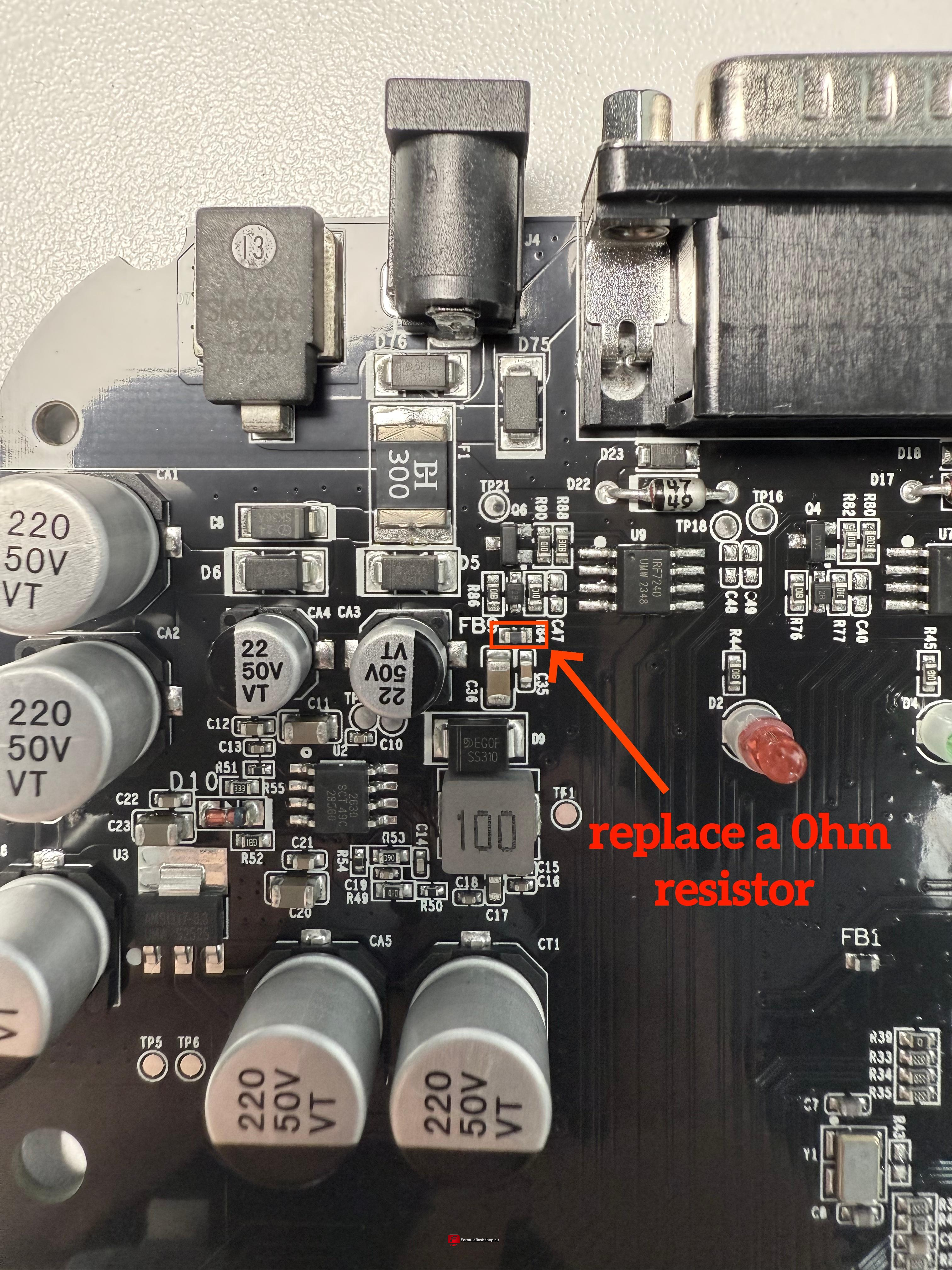 FORMULAFLASH A1-A6 can not work repair instruction